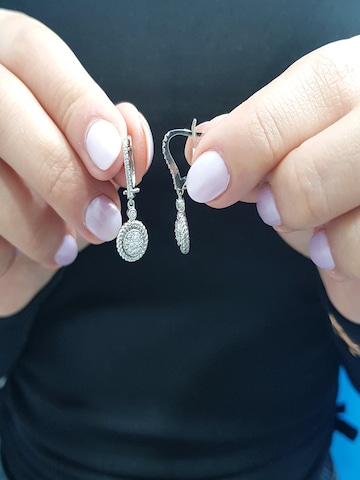 EinStein Diamant Earrings in Silver