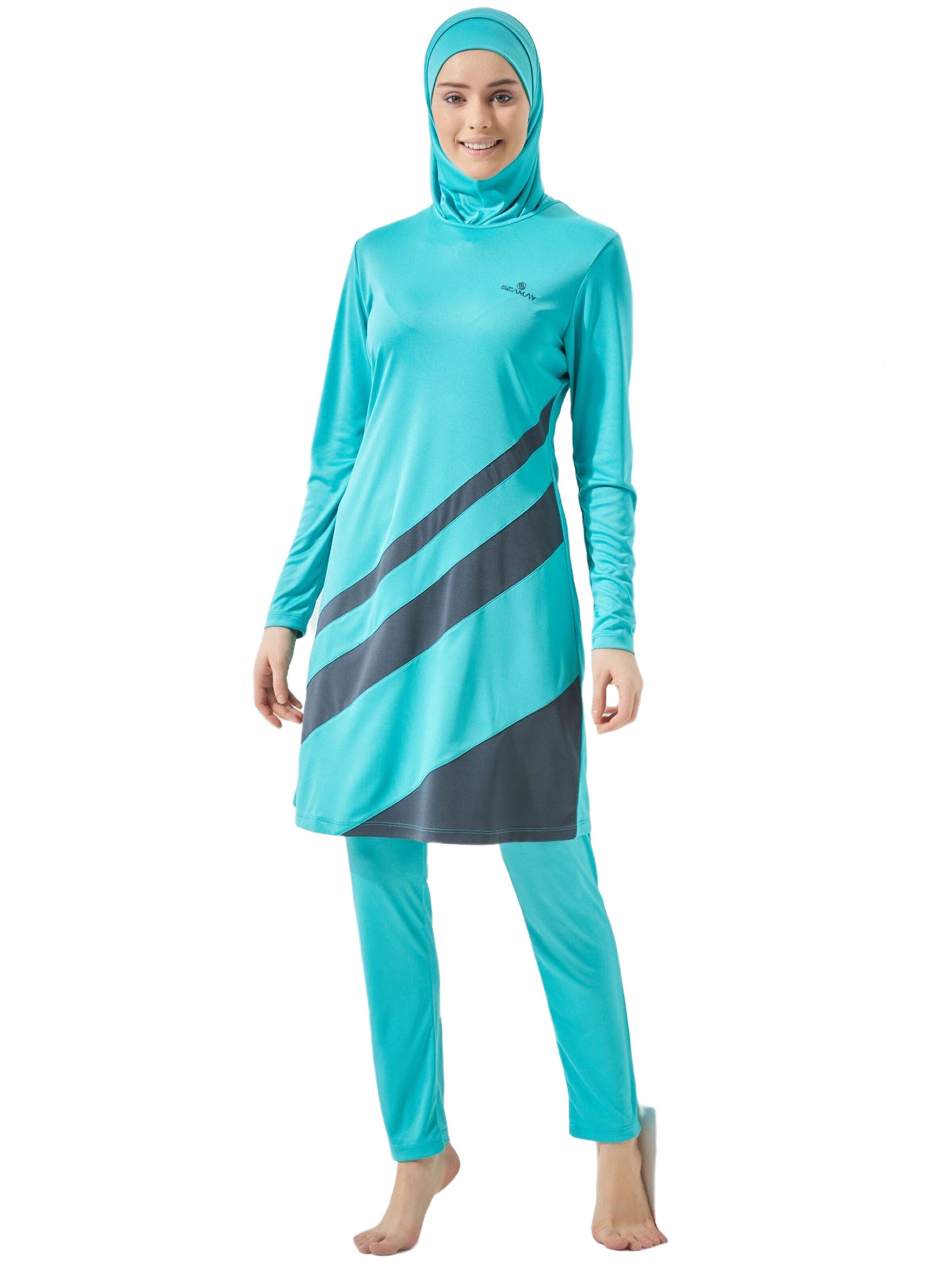 C&City Badeanzug in Blau: Vorderseite