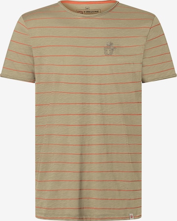 TIMEZONE Shirt 'Pin Stripe' in Green: front