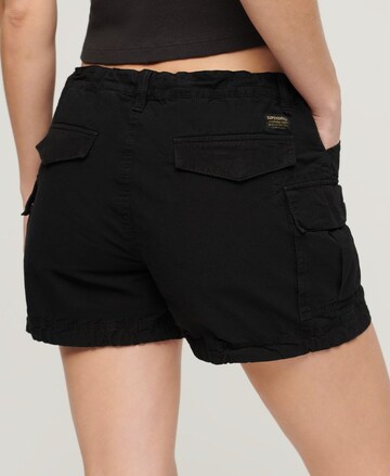 Regular Pantalon cargo Superdry en noir