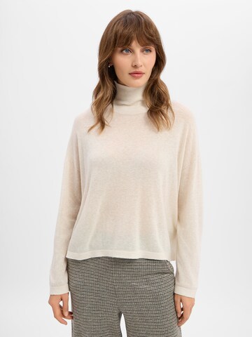 AMERICAN VINTAGE Trui ' Toima ' in Beige: voorkant