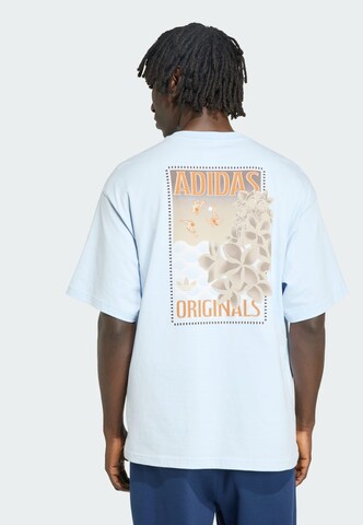 T-Shirt ADIDAS ORIGINALS en bleu : devant