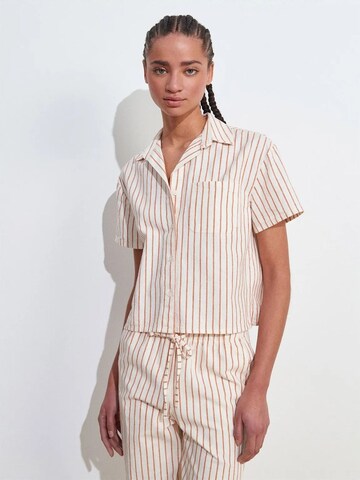 Dilvin Shirt in Orange: front