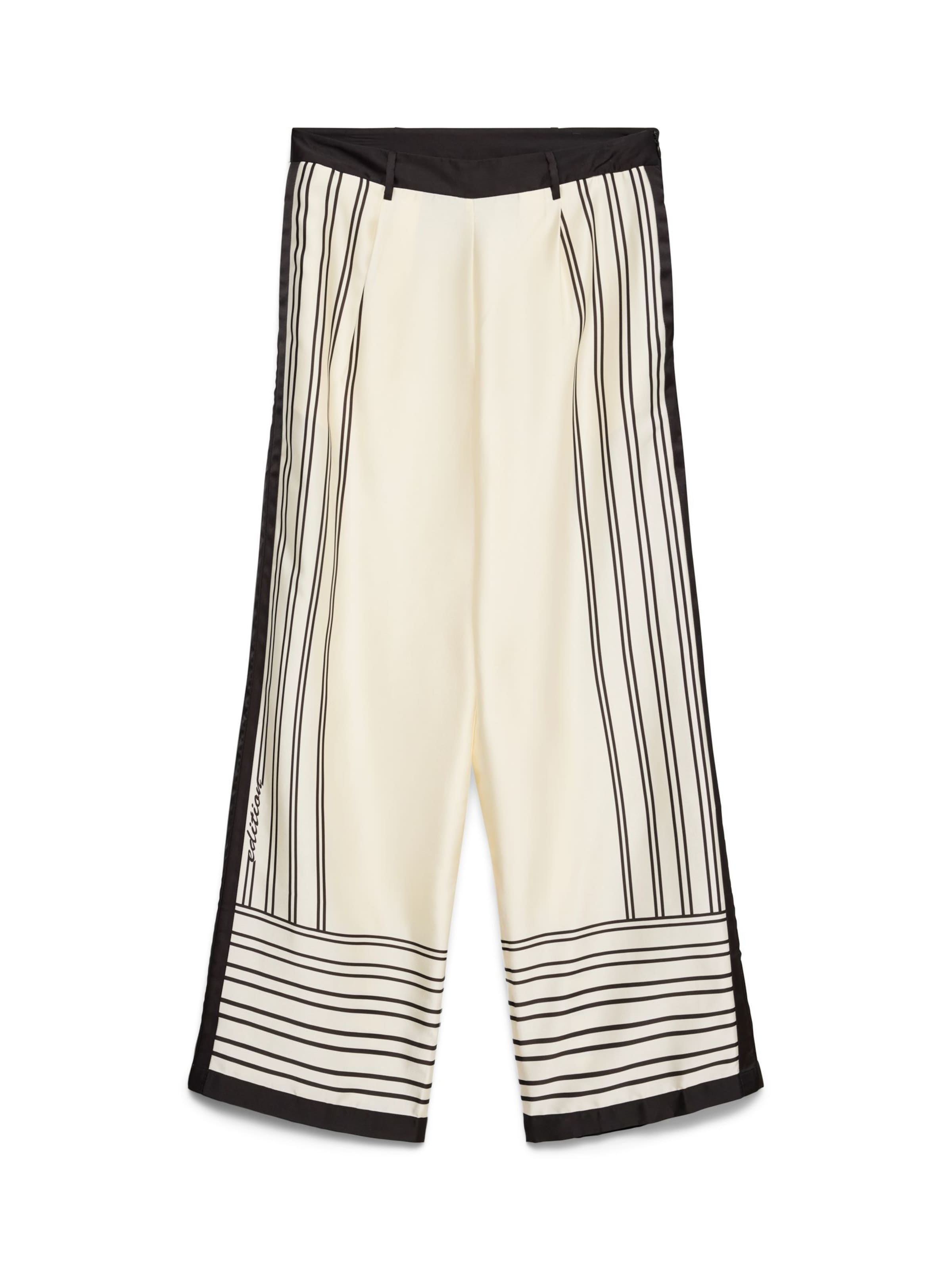 VERO MODA Wide leg Trousers 'EVINA' in Beige: front