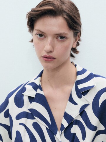 MANGO Bluza 'LIFE' | bela barva
