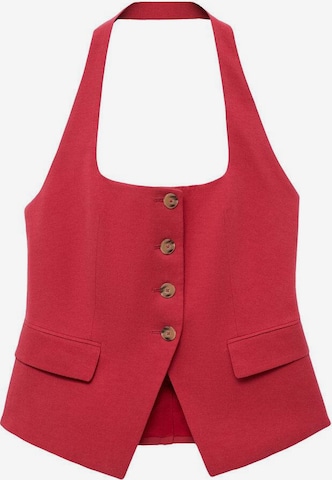 MANGO Weste 'Olivia' in Rot: Vorderseite