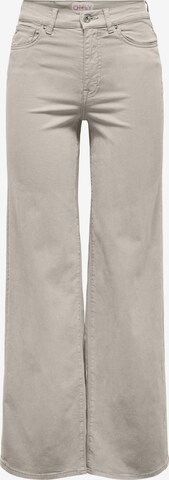 ONLY Wide leg Pants 'MADISON' in Grey: front