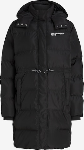 KARL LAGERFELD JEANSZimska jakna - crna boja: prednji dio