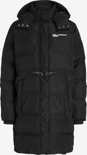 KARL LAGERFELD JEANS Zimná bunda - čierna / biela, Produkt