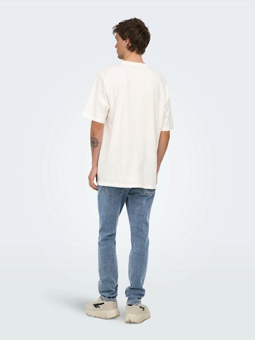 Only & Sons Slimfit Farkut 'ONSLOOM' värissä sininen