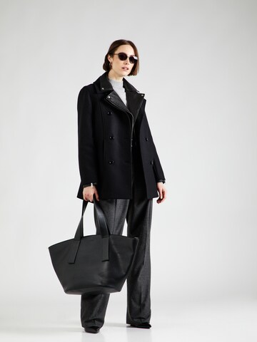 BOSS Between-Seasons Coat 'Capiva' in Black