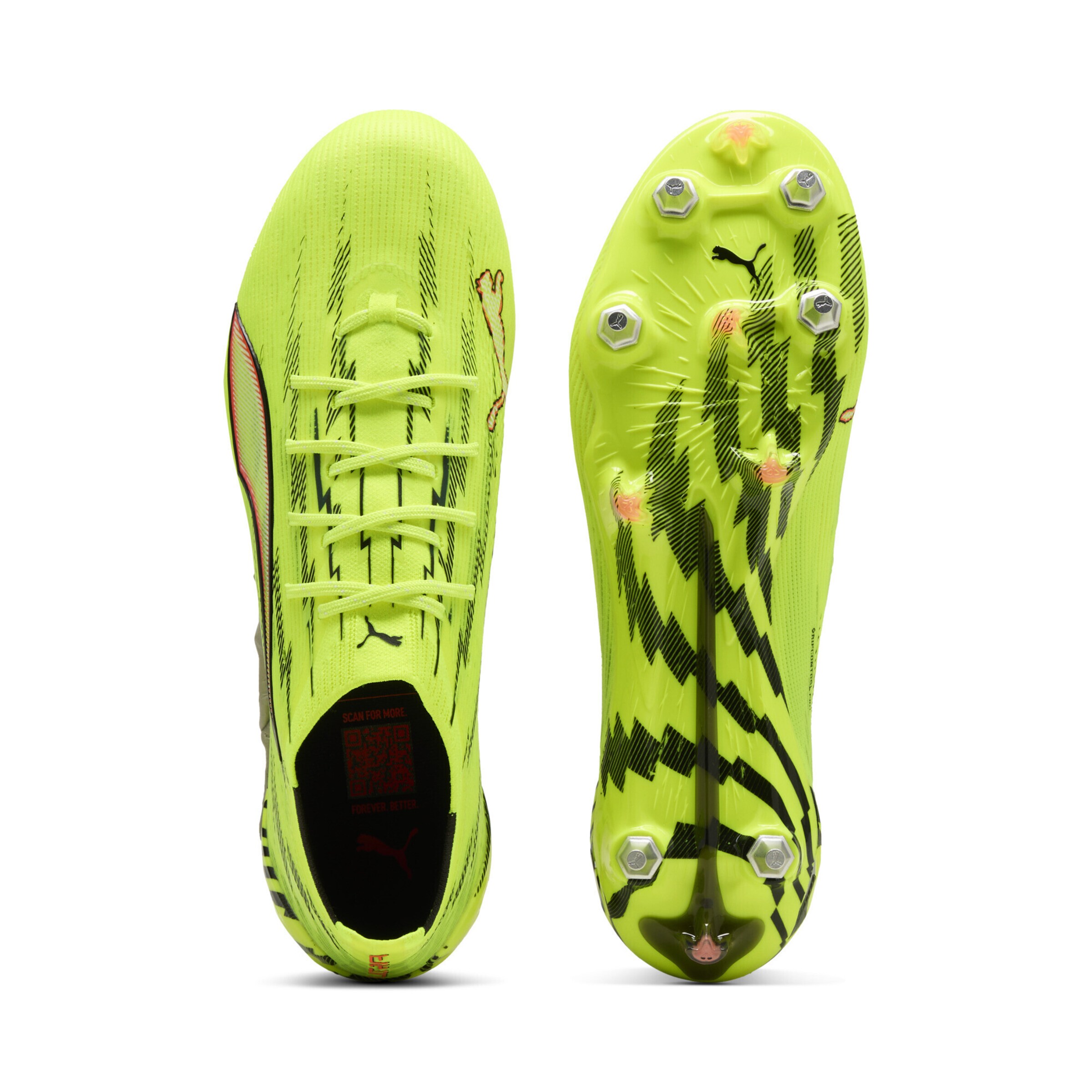 PUMA Soccer shoe 'ULTRA 6 ULTIMATE' in Yellow