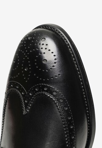 Henry Stevens Lace-Up Shoes 'Jones FBD' in Black