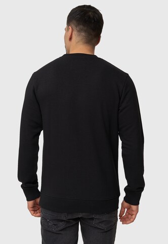 INDICODE JEANS Sweatshirt ' Baxter ' in Zwart