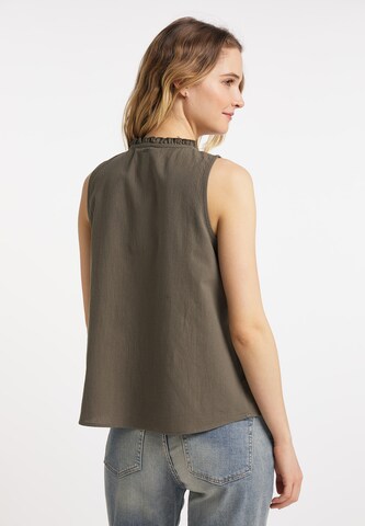 Camicia da donna di DreiMaster Vintage in verde