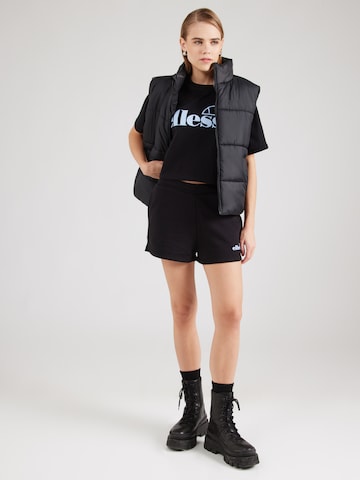 ELLESSE Shirt 'SILO' in Zwart