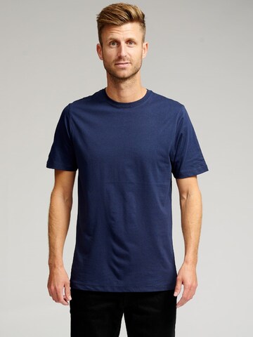 TEESHOPPEN Shirt in Blue: front