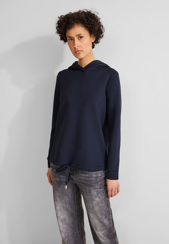 STREET ONE Sweatshirt in Blau