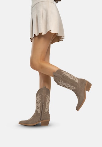 Salinyang Comwboystøvler i grøn