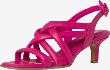 MARCO TOZZI by GUIDO MARIA KRETSCHMER Strap Sandals in Pink: front