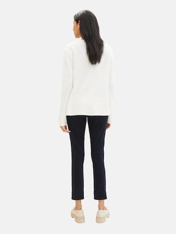 TOM TAILOR Slimfit Kalhoty – modrá