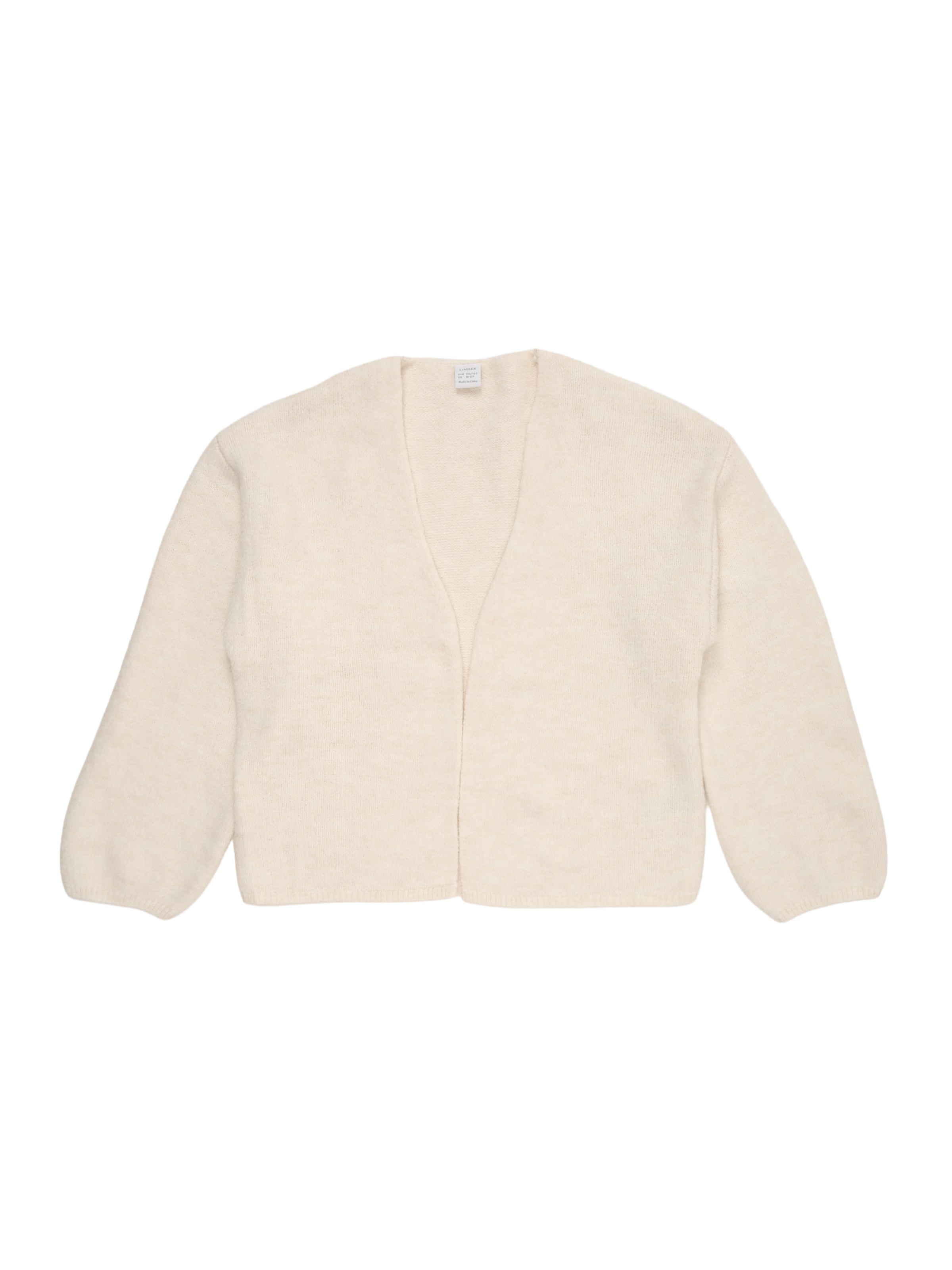 Lindex Neuletakki värissä beige: etupuoli