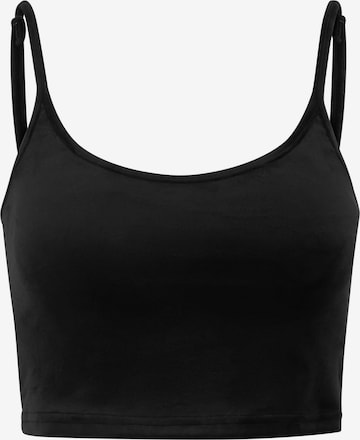 Urban Classics Top in Schwarz: Vorderseite