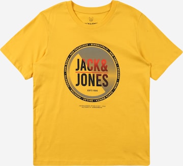 Jack & Jones Junior Koszulka 'SCOTT' w kolorze żółty: przód