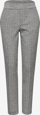 STREET ONE - Slimfit Pantalón de pinzas 'Bonny' en gris: frente