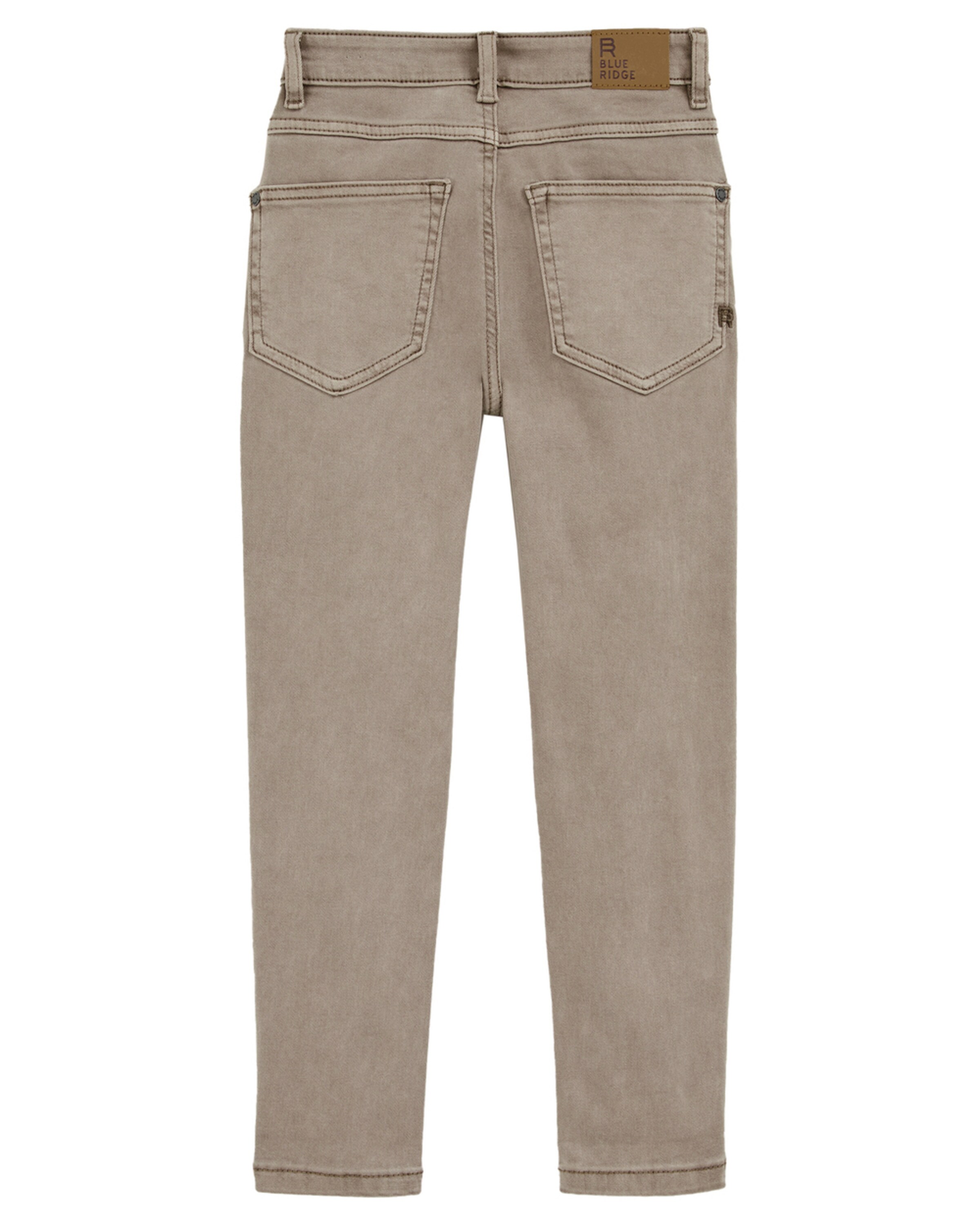 WE Fashion Slimfit Jeans i brun