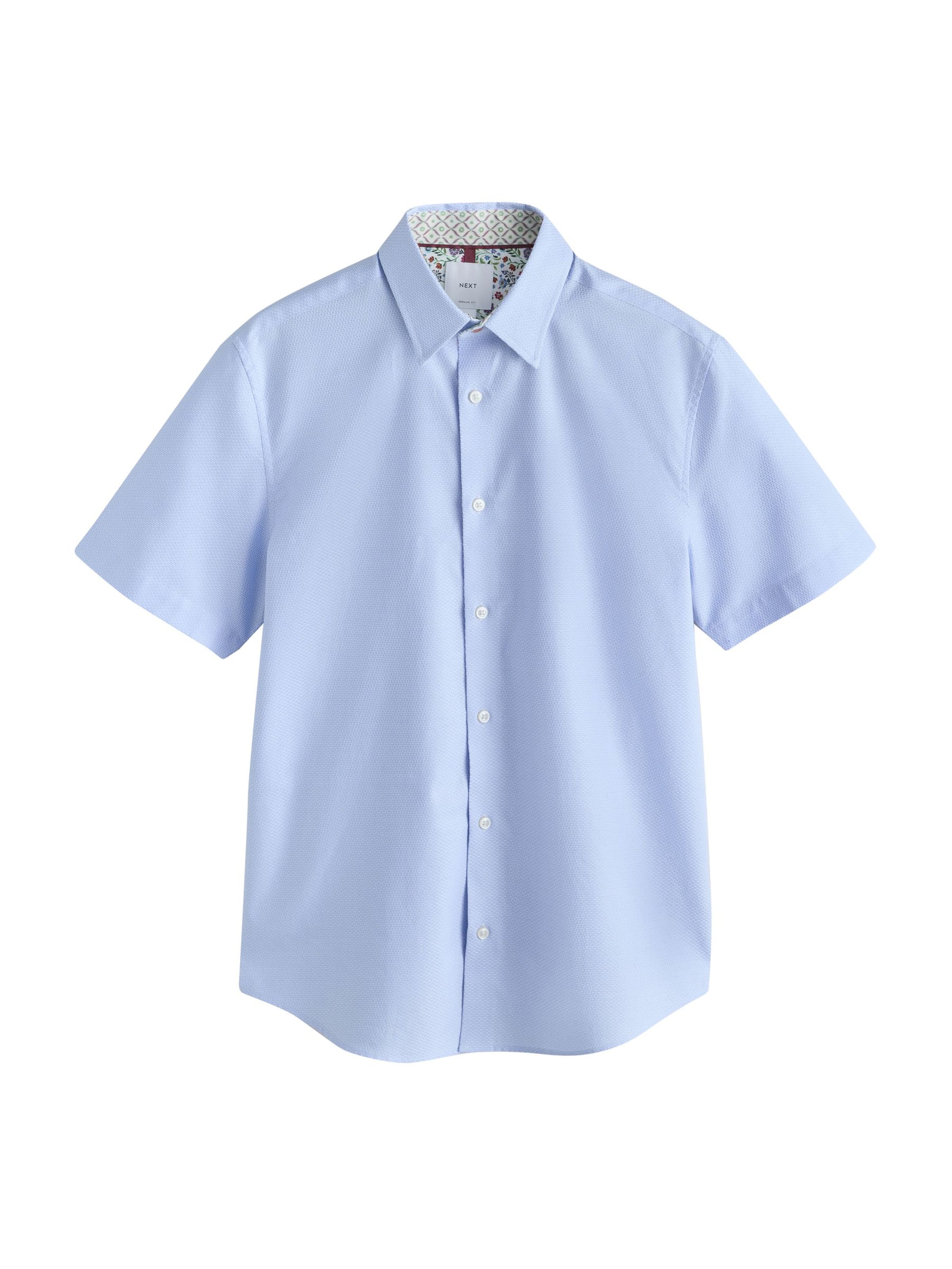 Next Hemd in Blau: Vorderseite