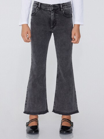 Tezenis Flared Jeans in Black: front