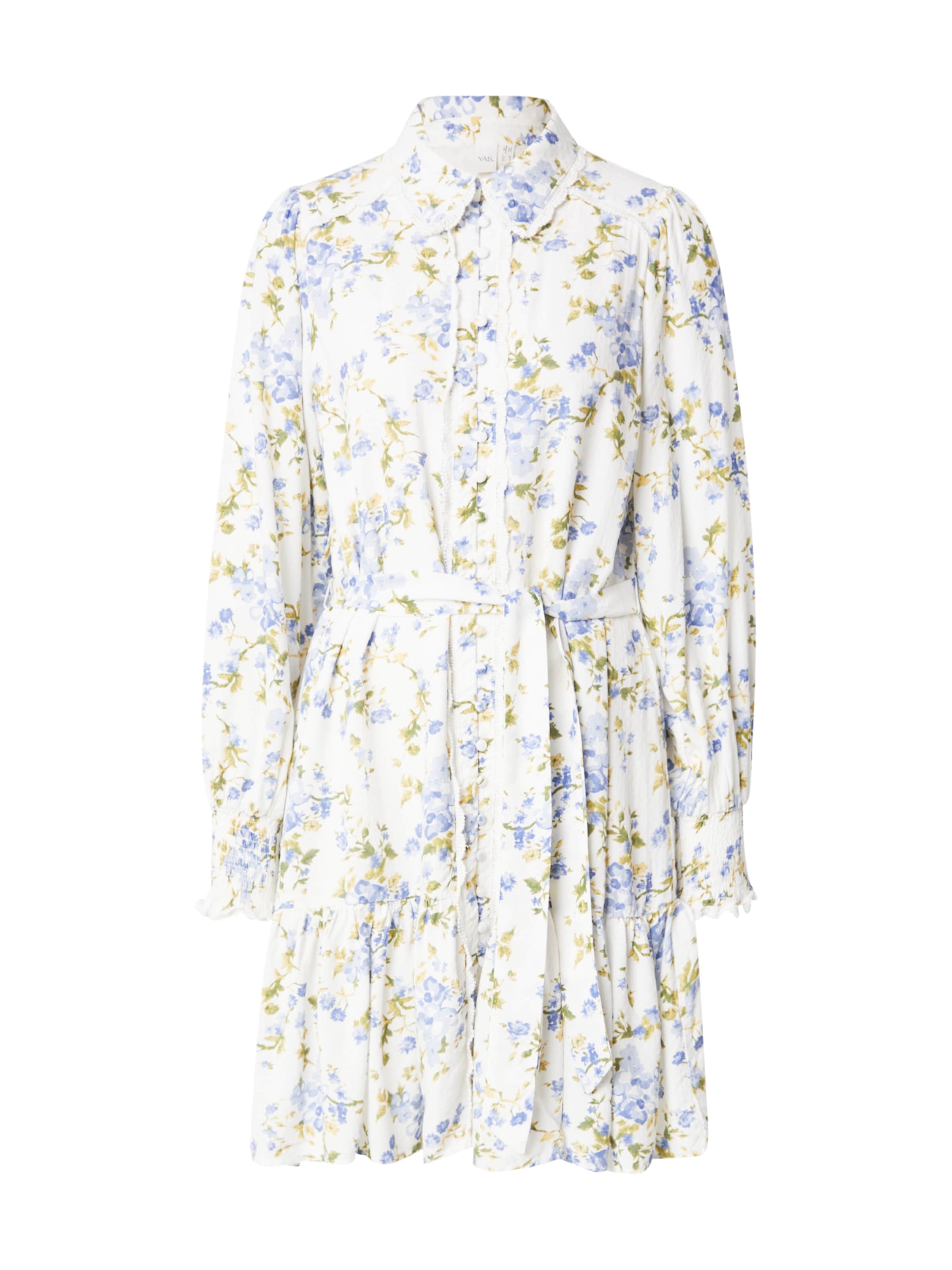 Rochie tip bluză 'YASTILERA' de la YAS pe alb: față