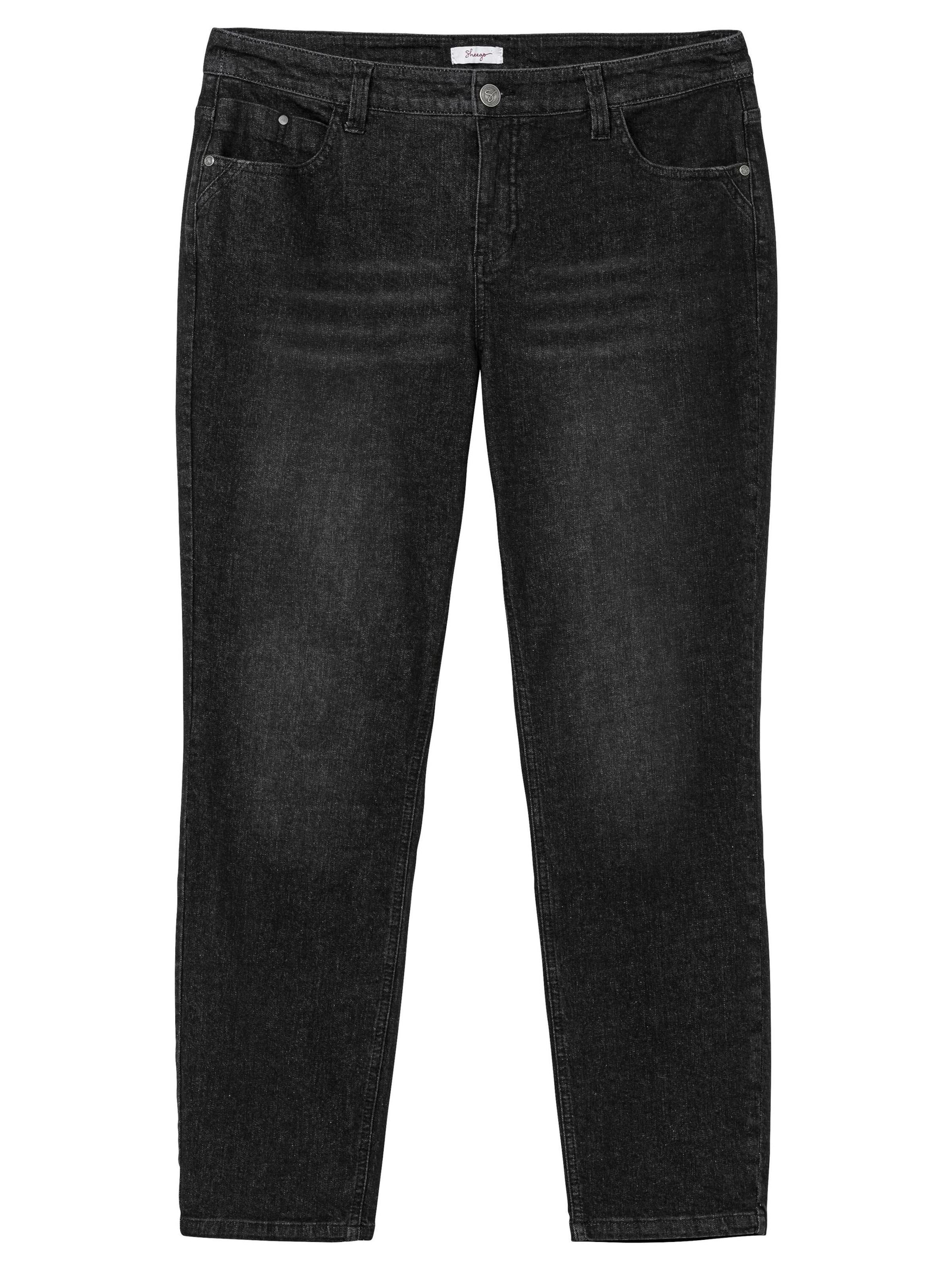 Slimfit Jeans di SHEEGO in nero: frontale