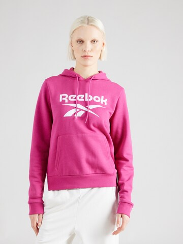 Reebok Αθλητική μπλούζα φούτερ 'Identity' σε ροζ: μπροστά