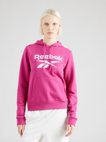 Reebok Sweatshirt 'Identity' in Pink: predná strana