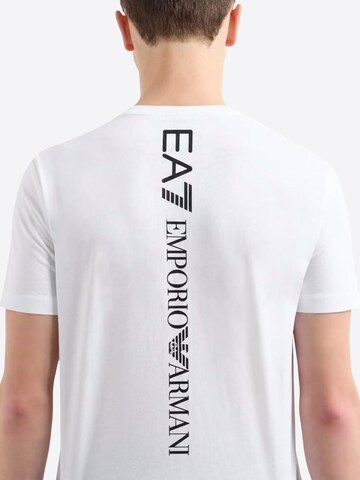 T-shirt EA7 Emporio Armani en blanc