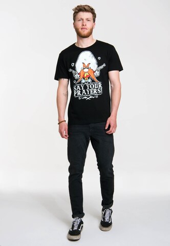 LOGOSHIRT Shirt 'Say Your Prayers' in Black