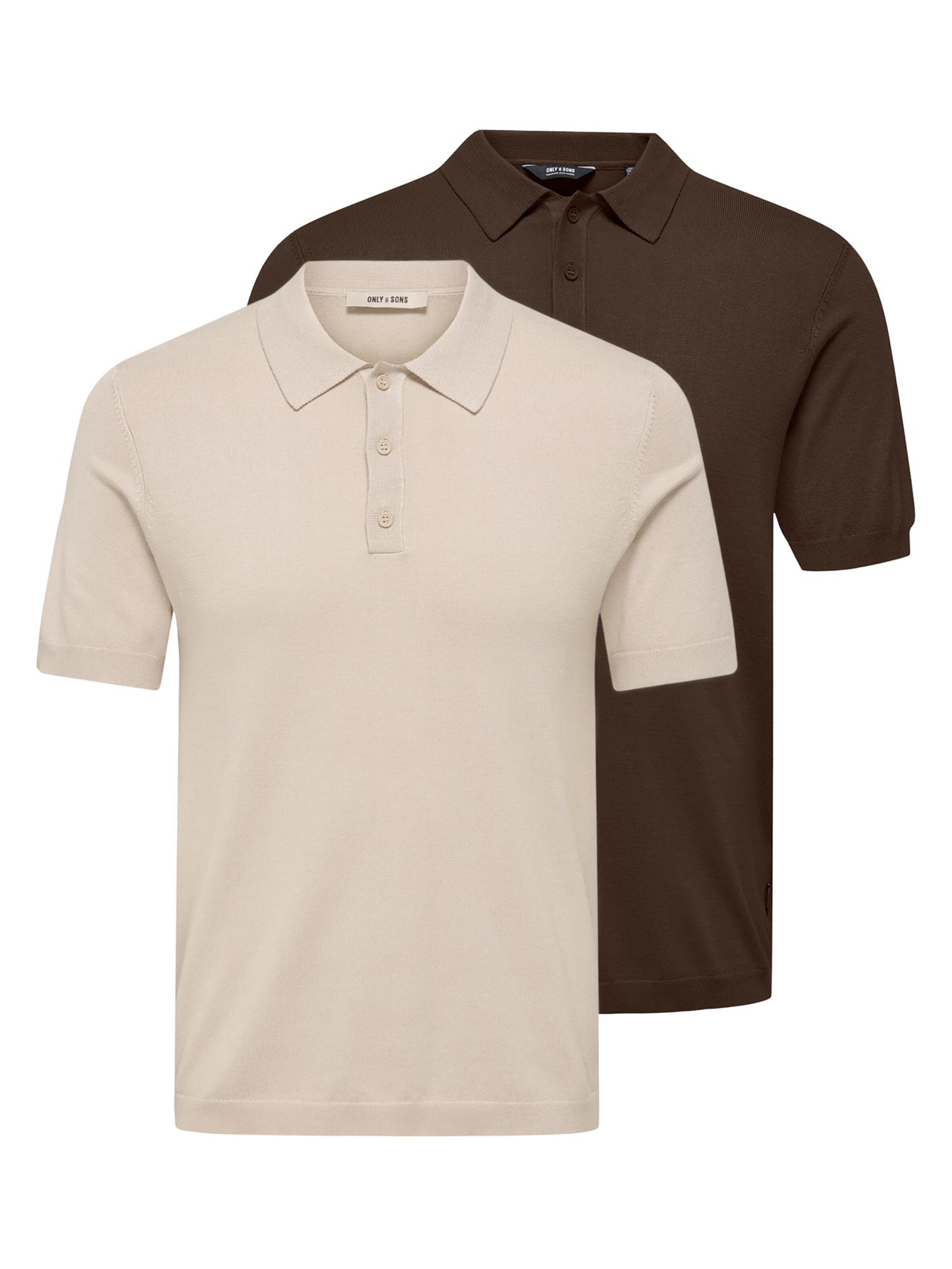 Only & Sons Shirt 'Wyler' in Brown: front