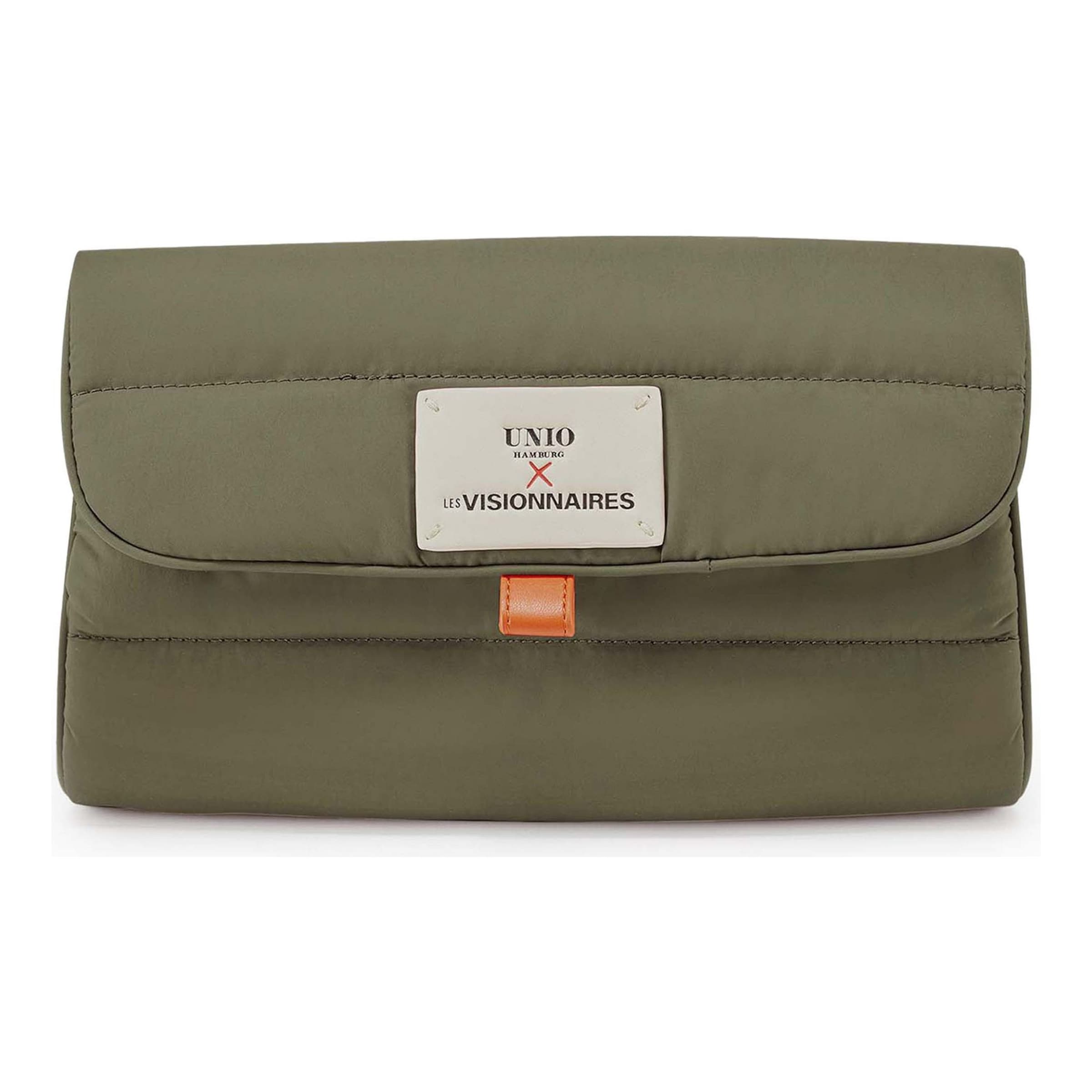 Les Visionnaires Toiletry bag 'Unio' in Green: front