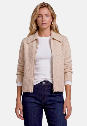 Cardigan zero en beige : devant