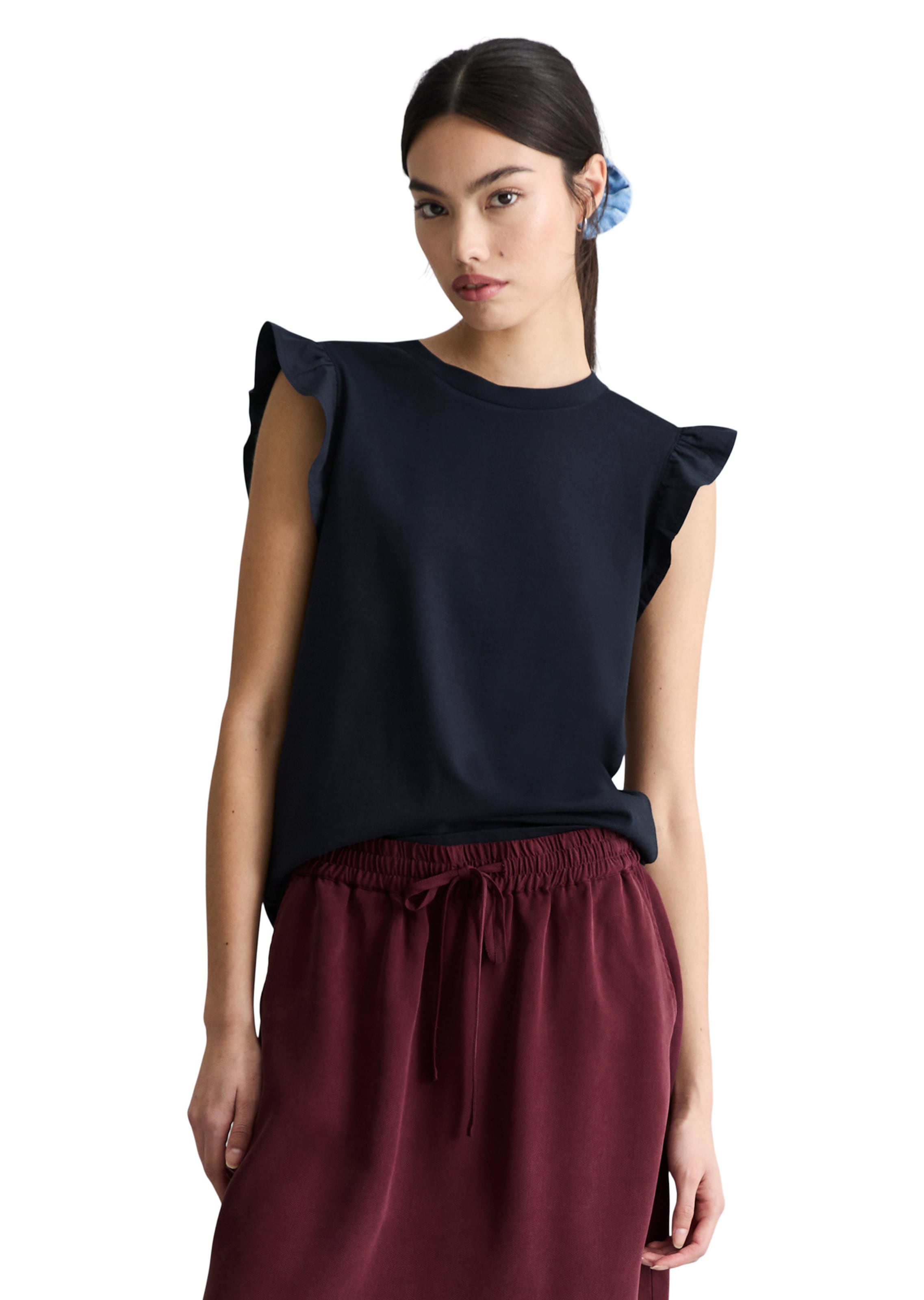 Marc O'Polo DENIM Top in Blau: Vorderseite