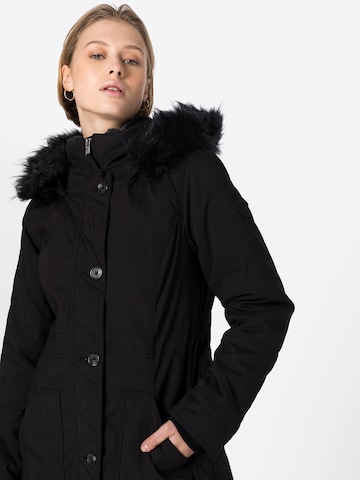HOLLISTER Zimska jakna | črna barva