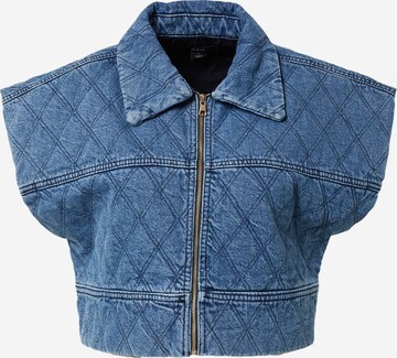 Gilet Nasty Gal en bleu : devant