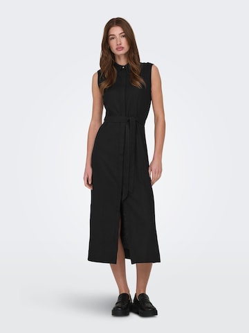 Robe-chemise 'ONLGoa' ONLY en noir : devant