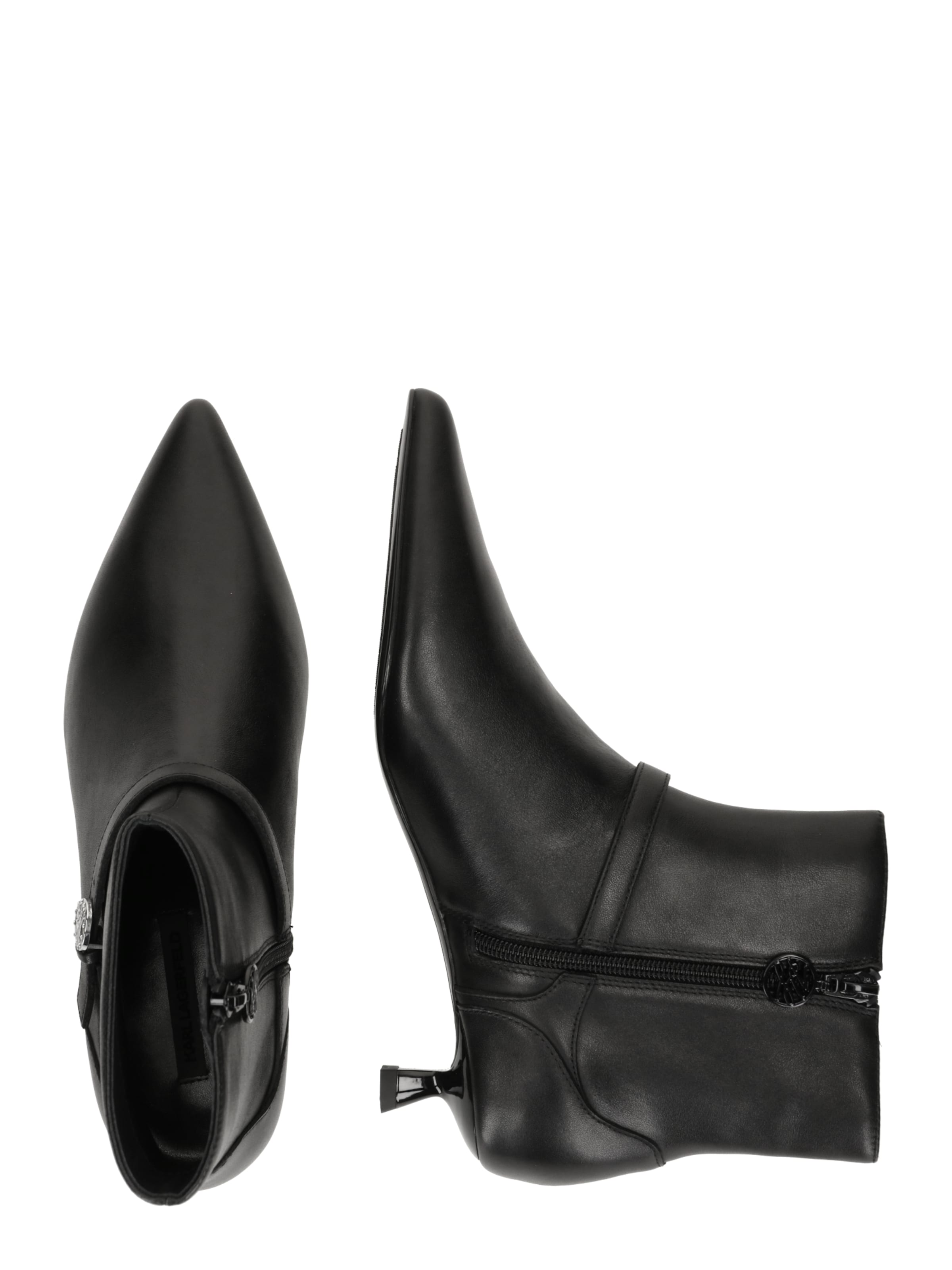 Karl Lagerfeld Stiefelette in Schwarz