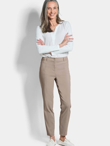 Coupe slim Pantalon Goldner en beige