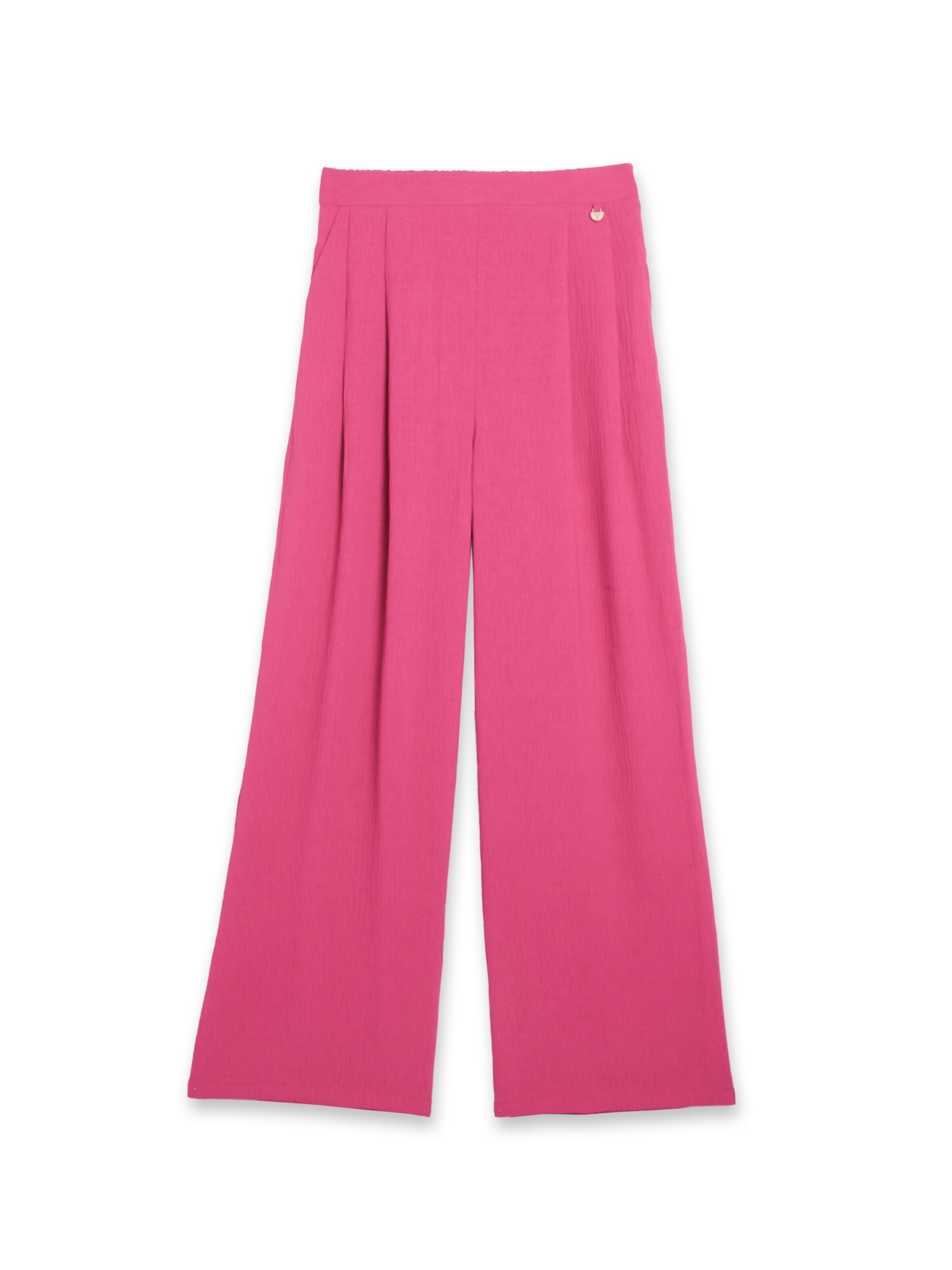 Lola Casademunt Wide leg Byxa i rosa: framsida