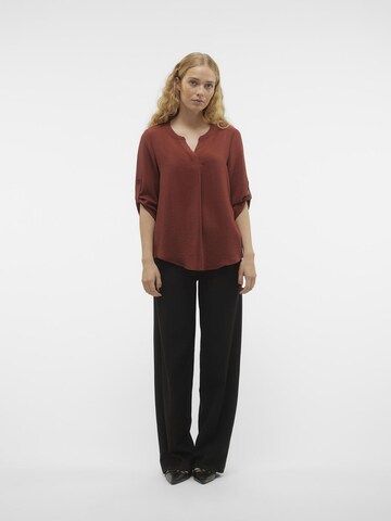 VERO MODA Bluse i brun