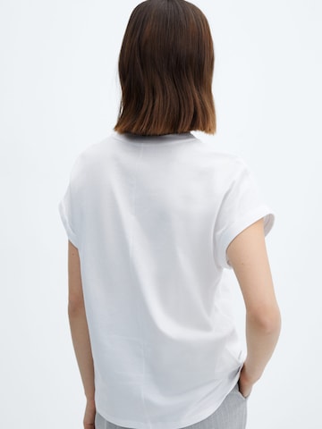 MANGO Shirt 'SEVILLA' in White